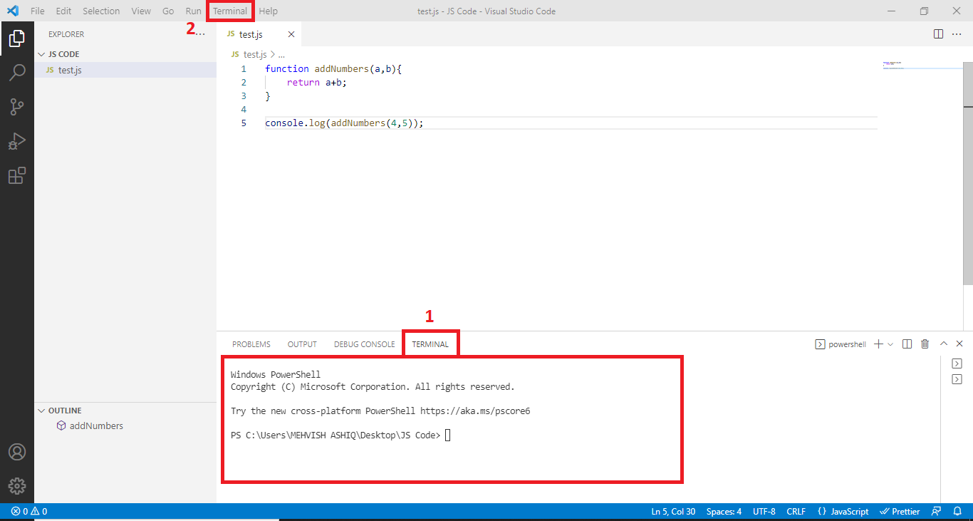 run-code-in-visual-studio-code-lopeqroad